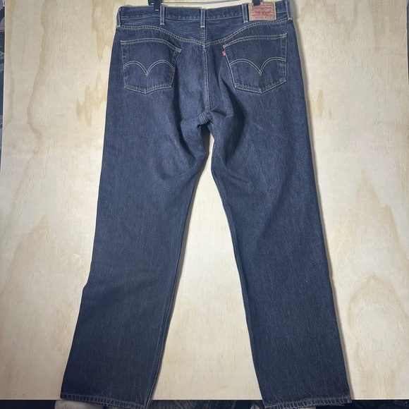 Levis 501XX Black Jeans Men’s 40X32 - Picture 6 of 8
